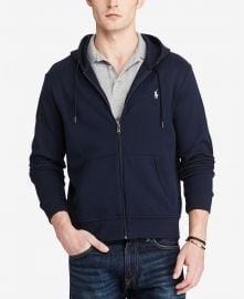 Polo Ralph Lauren Men s Big   Tall Double-Knit Full-Zip Hoodie   Reviews - Hoodies   Sweatshirts - Men - Macy s at Macys